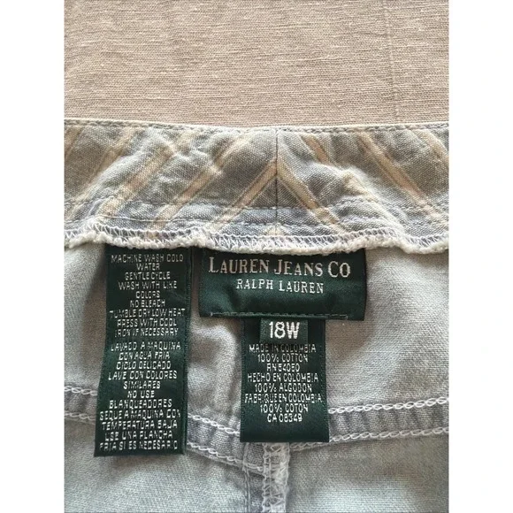 Ralph Lauren Jean Company Ralph Lauren Jeans Skirt 18W - Picture 3 of 8